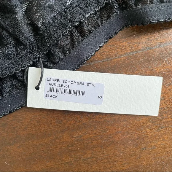 The Great Eros Laurel Scoop Bralette Black - Picture 4 of 5